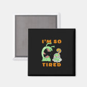 Funny Animals Sarcastic Niedlich Magnet (Vorderseite/Rückseite)