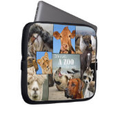 Funny Animals Zoo Laptop Sleeve (Vorne Rechts)