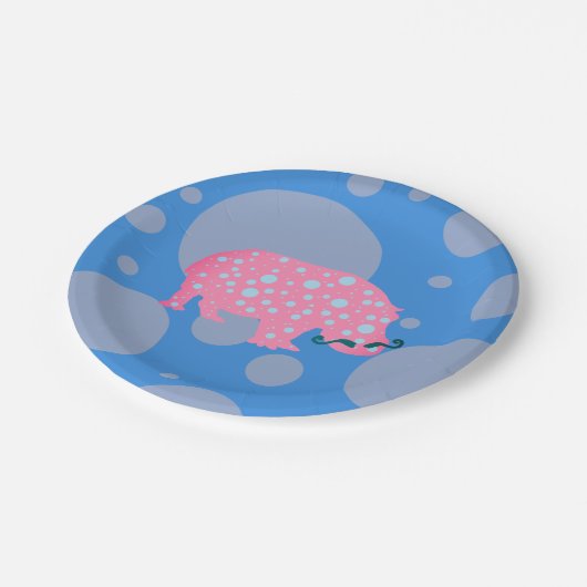 Funny Animation Custom Paper Teller 7 in (Schrägansicht)