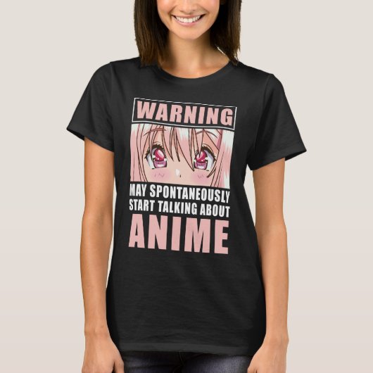 Funny Anime Girl Japanese Otaku Manga Japan T-Shirt (Vorderseite)