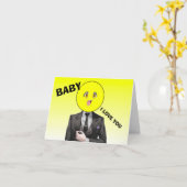 Funny Anime Liebe Spaß Karte (Gelbe Blume)