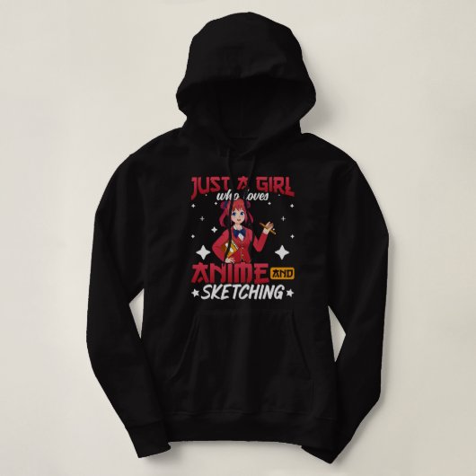 Funny Anime Shirts nur ein Mädchen, das Lieben Ski (Design vorne)