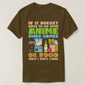 Funny Anime T-Shirt, wenn es nicht Anime-Videospie T-Shirt (Design vorne)
