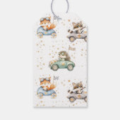 Funny Animes Race Cars 2. Geburtstag Geschenkanhänger (Rückseite)