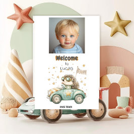 Funny Animes Race Cars 2. Geburtstag Willkommen Poster