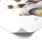 Funny Animes Race Cars 2. Geburtstag Willkommen Poster (Ecke)