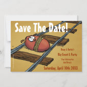 -Funny-Ankündigung Magneteinladung (Vorderseite)