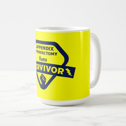 Funny Anlage Removal Operation Appendectomie Kaffeetasse (VorderseiteRechts)