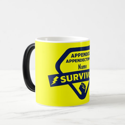 Funny Anlage Removal Operation Appendectomy Two-T Verwandlungstasse (Vorderseite Links)