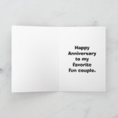 Funny Anniversary Card für sie Karte (Innenseite)