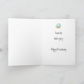 Funny Anniversary, From Gang of Seagulls, birds Karte (Innenseite)