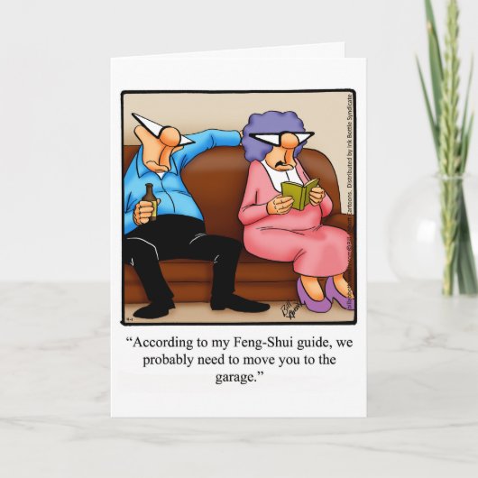 Funny Anniversary Greeting Card For Them Karte (Vorderseite)