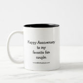 Funny Anniversary Spaß Kaffee Tasse (Links)