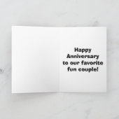 Funny Anniversay Card für Paar Karte (Innenseite)