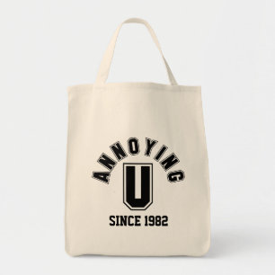 Funny Annoying You Bag, Black Tragetasche