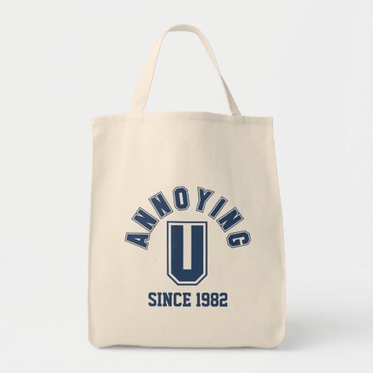 Funny Annoying You Bag, blau Tragetasche (Vorne)