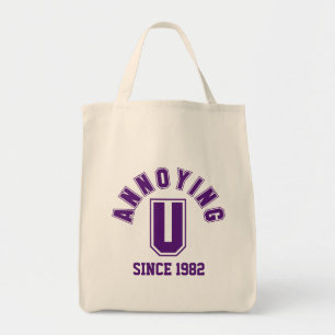 Funny Annoying You Bag, Purple Tragetasche