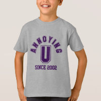 Funny Annoying You Boy T-Shirt, Lila