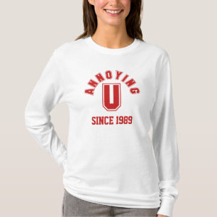 Funny Annoying You Ladys Sweatshirt, Red T-Shirt