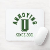 Funny Annoying You Mousepad, Green Mousepad (Mit Mouse)