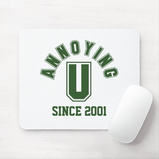 Funny Annoying You Mousepad, Green Mousepad (Mit Mouse)