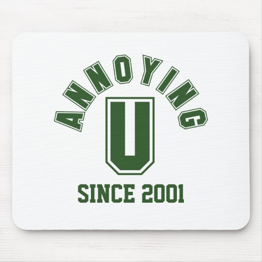 Funny Annoying You Mousepad, Green Mousepad (Vorne)