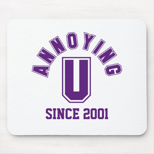 Funny Annoying You Mousepad, Lila Mousepad (Vorne)