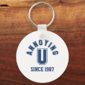 Funny Annoying You Schlüsselanhänger, blau Schlüsselanhänger (Vorderseite)