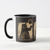 Funny Annual Solar Eclipse Cat 2. Oktober 2024 Tasse (Links)