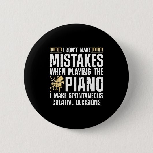 Funny Ano For Men Women Music Lovers Musician Ano Button (Vorderseite)