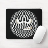 Funny Anried Emoticon Mousepad (Mit Mouse)