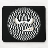 Funny Anried Emoticon Mousepad (Vorne)