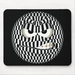 Funny Anried Emoticon Mousepad