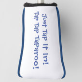 Funny Anstach es einfach in der Golf Driver Cover Headcover (Rotieren 90)