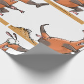 Funny Anteater Cartoon Quirky Running Animal Geschenkpapier