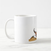 Funny Anteater Cartoon Quirky Running Animal Kaffeetasse (Links)