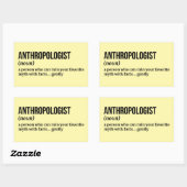 Funny Anthropology Definition Sticker (Blatt)