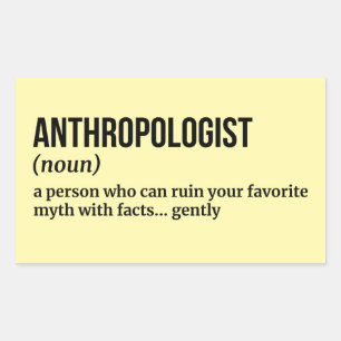 Funny Anthropology Definition Sticker