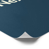 Funny Anthropomorphic Leaping Lemmings 3D Art  Poster (Ecke)