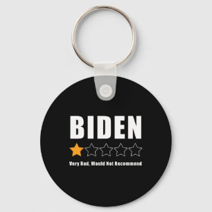 Funny Anti Biden Pro Trump 1 Sterne Wahlgang Schlüsselanhänger