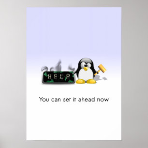 Funny Anti Daylight Rettend Time Poster