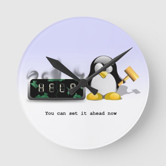 Funny Anti Daylight Rettend Zeit Zeitlose Uhr (Vorderseite)