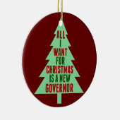 Funny Anti Governor Abbott Christmas Tree Keramik Ornament (Rechts)