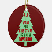 Funny Anti Governor Abbott Christmas Tree Keramik Ornament (Links)