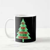 Funny Anti Governor Litical Christmas Humor Kaffeetasse (Links)