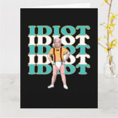 Funny Anti-Joe Biden Is An Idiot Sarcastic Politic Karte (Gelbe Blume)