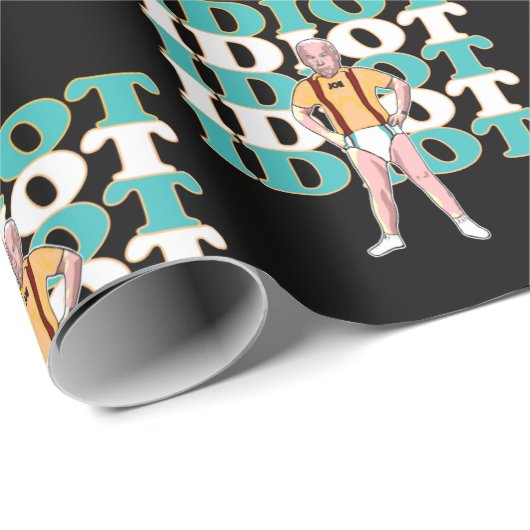 Funny Anti-Joe Biden ist eine Idiot-Sarcastic-Poli Geschenkpapier (Rolleneckpunkt)