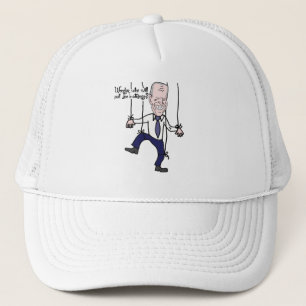 Funny Anti Joe Biden Puppet Politischer Cartoon Truckerkappe