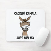 Funny Anti Kamala Harris Laughing Donkey Mousepad (Mit Mouse)