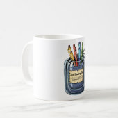 Funny "Anti-Meeting Elixir" Office Humor Gift Kaffeetasse (Vorderseite Links)